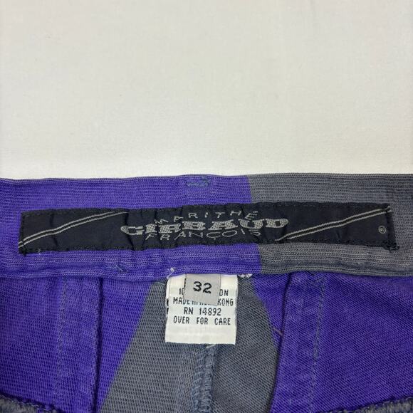 Vintage Marithe Francois Girbaud Striped Shorts Men's 32 10.5" 90s - Picture 5 of 13